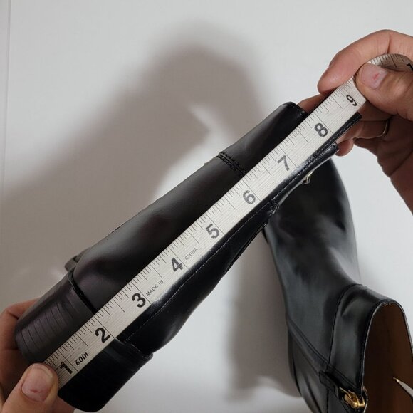 NEW Tory Burch Womens Everly Flat Ankle Boots Black Leather 10.5 Luxury Designer - Picture 7 of 10